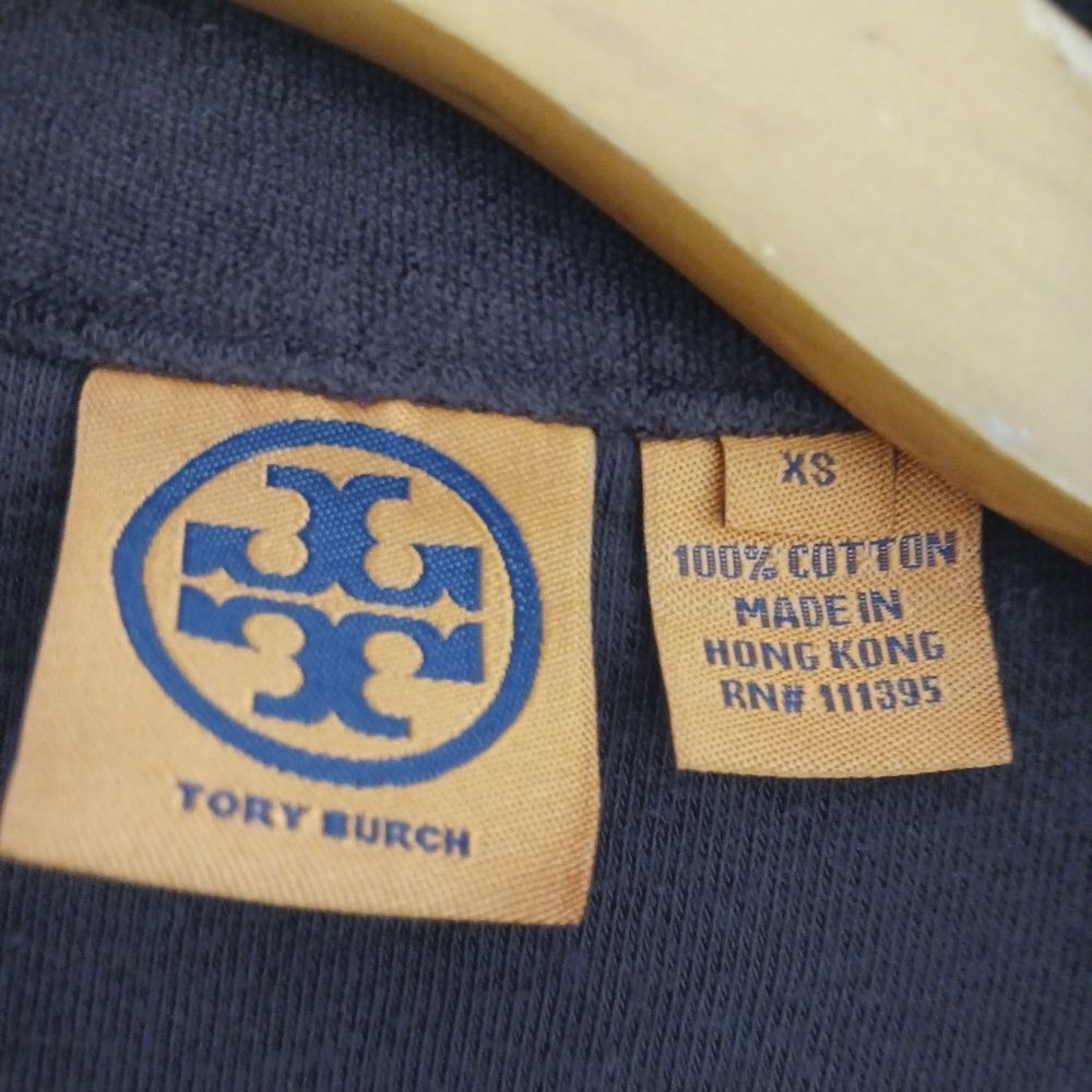 Tory Burch Espresso & Raspberry Stripe Terry Clot… - image 4